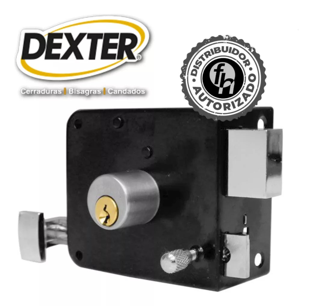 Cerradura Sobreponer De Caja Dexter Pre Armada Negra