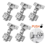 Bisagra Bidimensional Push Open Semi Curva/Media 35 mm Bolder