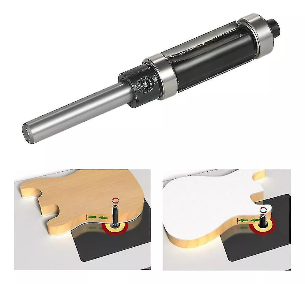 Broca Perfiladora Router 1/2x1/4" Doble Balero Corte 30 mm