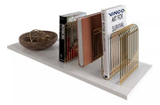 Repisa Flotante 30x80 cm Blanco Minimalista Soporte Oculto Reforzado