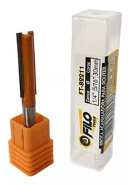 Broca Acanaladora Router Diámetro 5/16" Zanco 1/4" Corte 30 mm