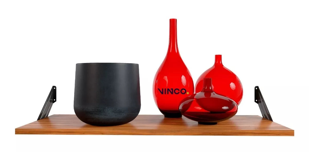 Repisa Estantería Melamina Nogal Terracota 80x30 cm Ménsula Minimalista Moderna
