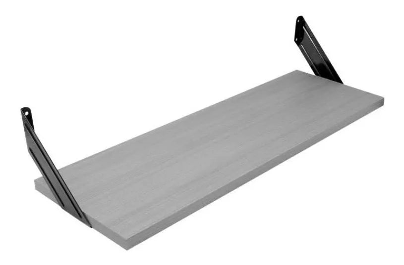 Repisa Estantería Melamina Ceniza 80x30 cm Ménsula Minimalista Moderna