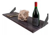 Repisa Estantería Melamina Espresso 80x30 cm Ménsula Minimalista Moderna