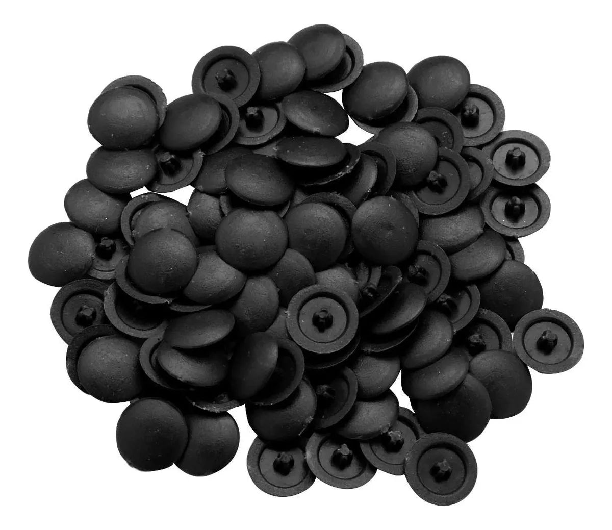 Tapas De Plástico Para Tornillo Tipo Phillips Negro