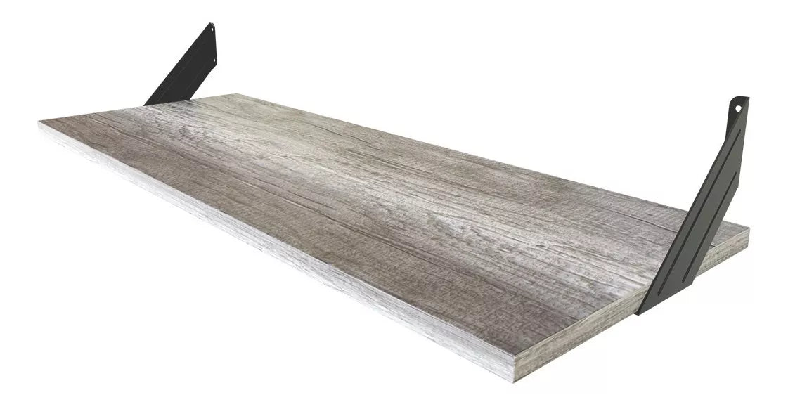 Repisa Estantería Melamina Lombardía 80x30 cm Ménsula Minimalista Moderna
