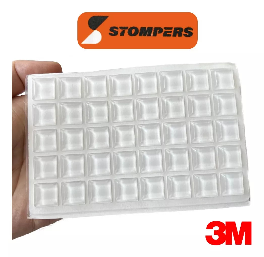 Tope Protector Silicona Adhesiva Cuadrado Grande S7