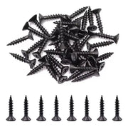 Tornillo Para Madera Aglomerado Negro 6x1/2'' Cruz Plana