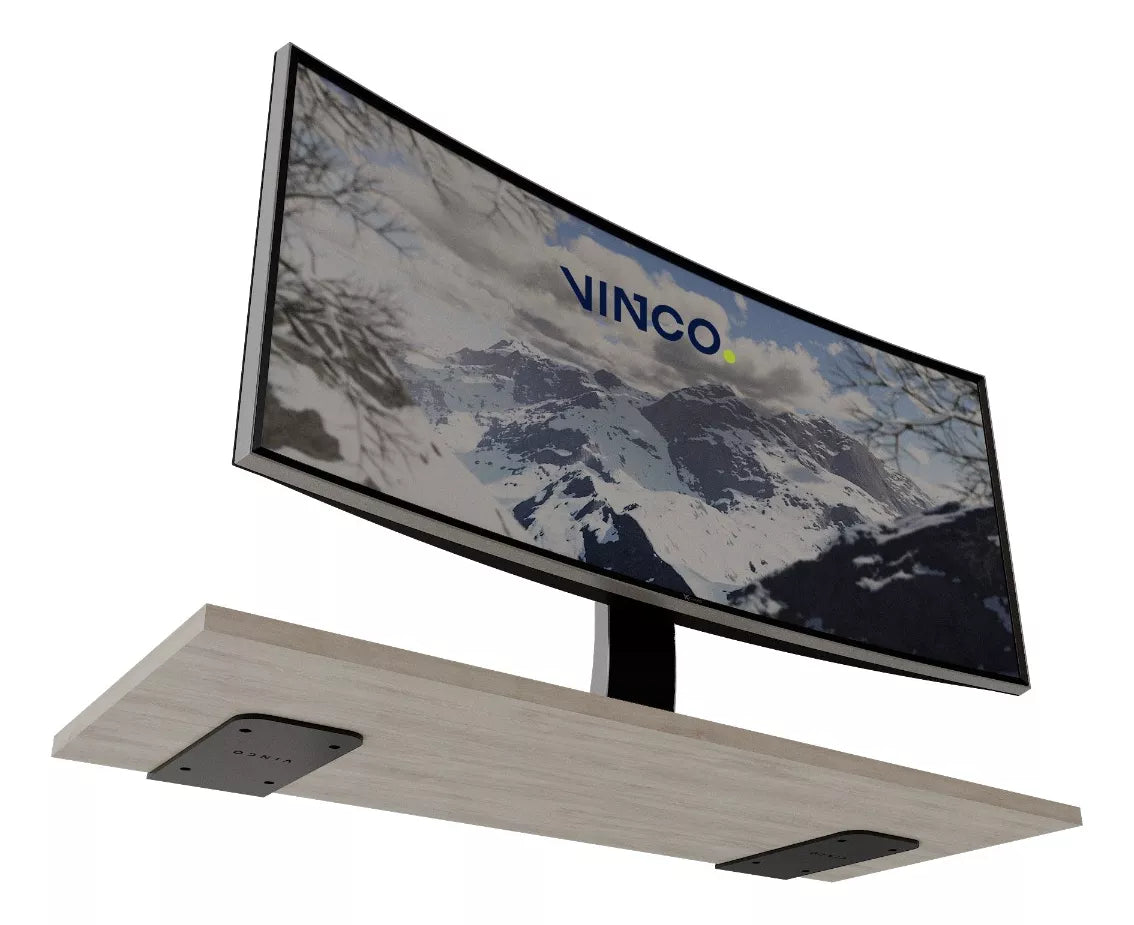 Repisa Flotante 30x80 cm Encino Polar Minimalista Soporte Oculto Reforzado