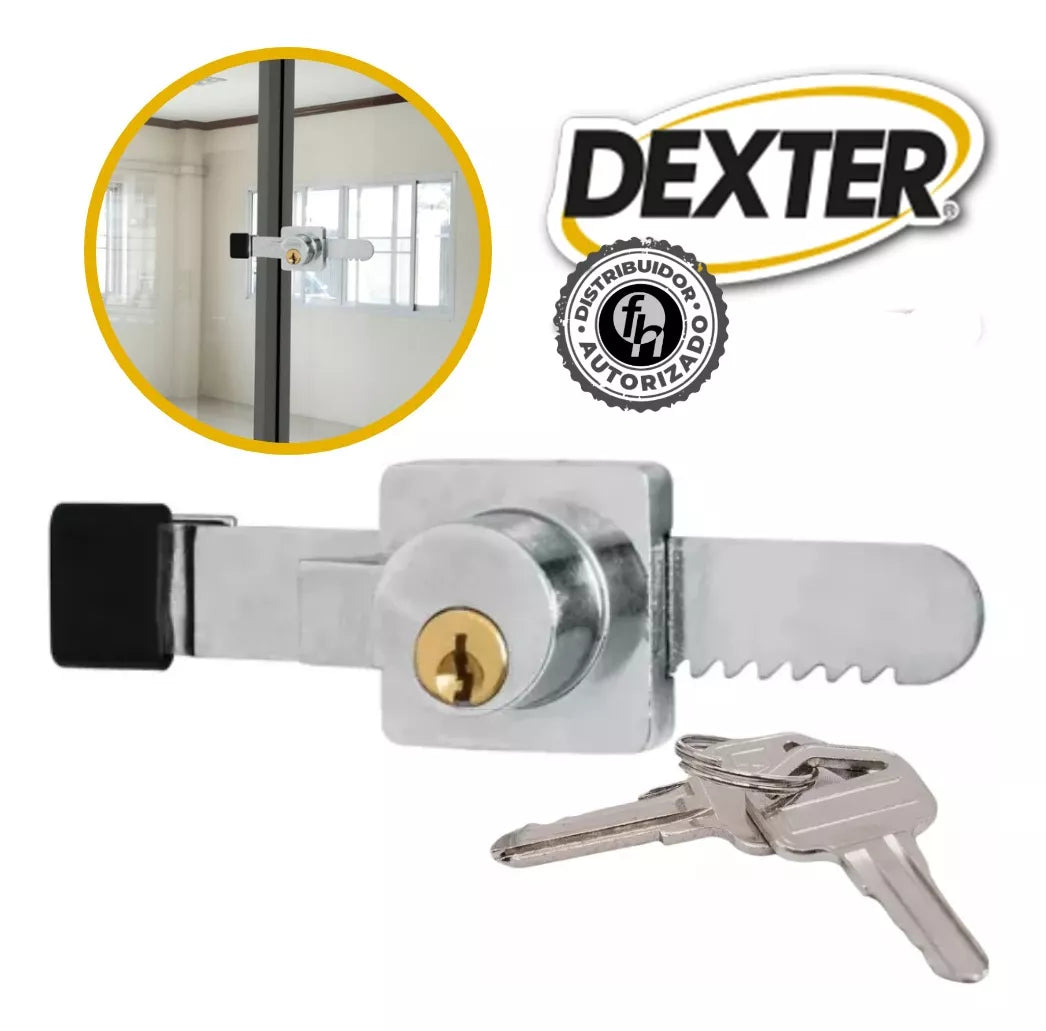 Cerradura Para Vitrina 6496 Puerta Corrediza Dexter