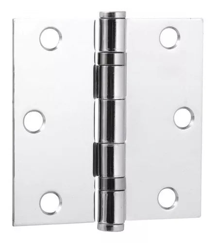 Bisagra Arquitectónica Bimetal 3x3" Cromo 10 Piezas