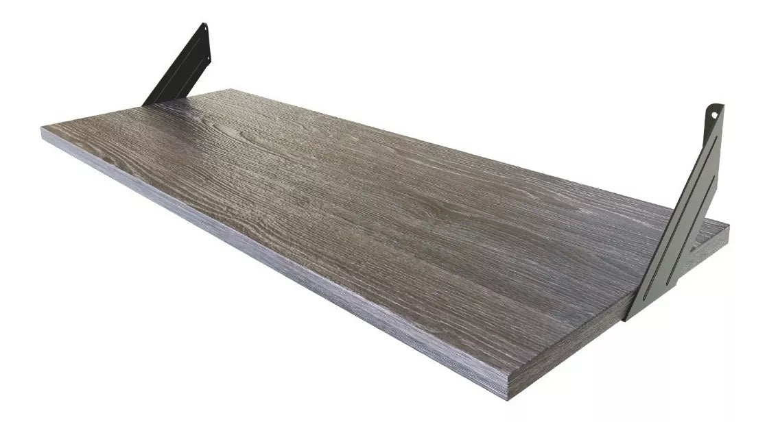 Repisa Estantería Melamina Espresso 80x30 cm Ménsula Minimalista Moderna