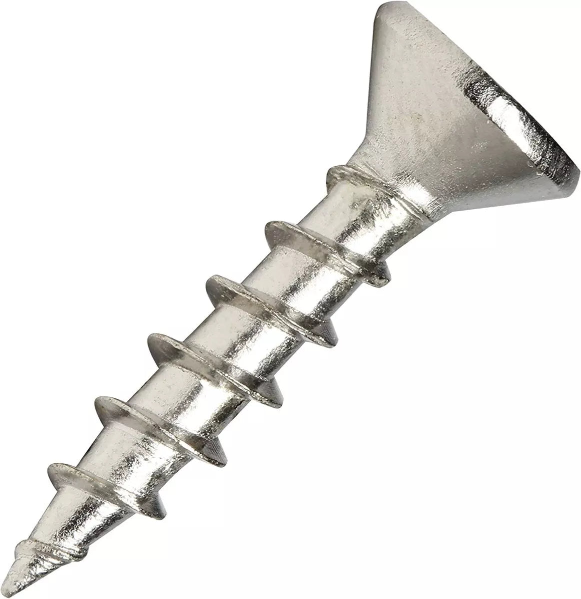 Tornillo Niquelado Cabeza Phillips Cruz Plana Para Madera Aglomerado