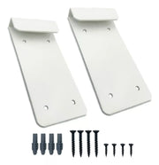 Soporte Oculto Blanco Mate Para Repisa Estante Flotante 2 Piezas