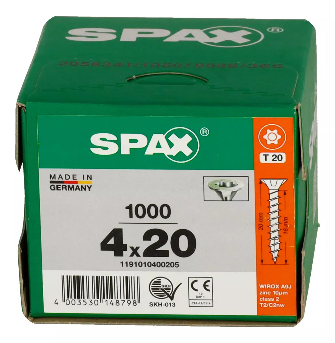 Spax Madera Universal Torx 4x20 mm T20