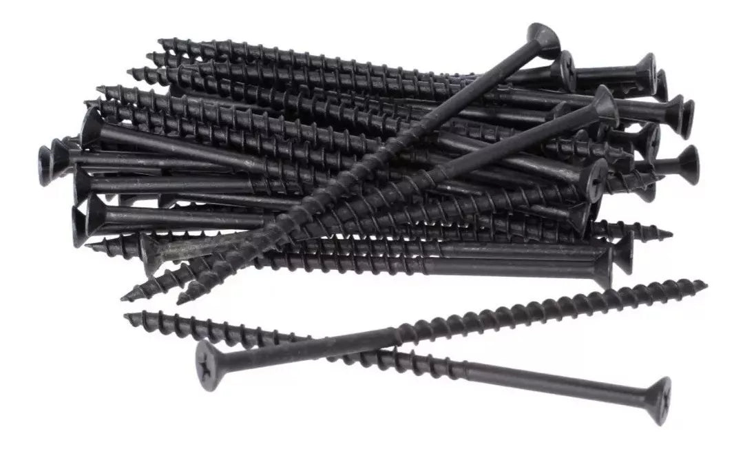 Tornillo Para Madera Aglomerado Negro 14x4'' Cruz Plana
