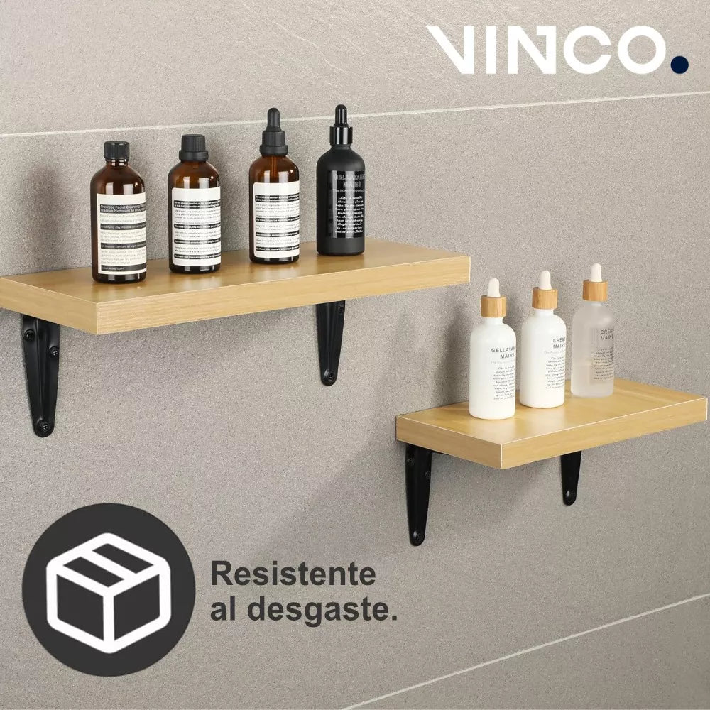 Mensula Soporte Escuadra Para Repisa Negro