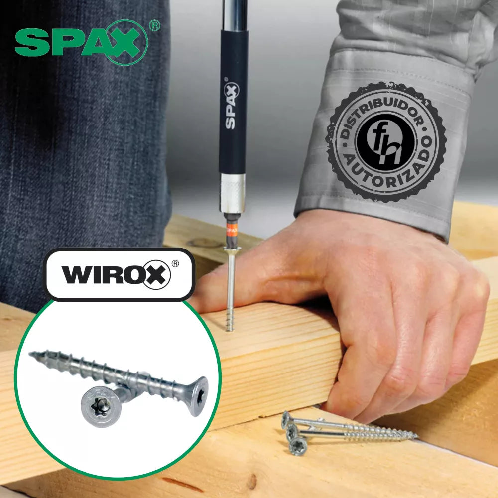 Tornillo Spax Madera Universal 3.5x16 mm Cuerda Corrida