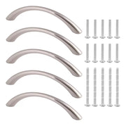 Jaladera Tipo Arco 96 mm Níquel Satinado JN-1429 Con Tornillos