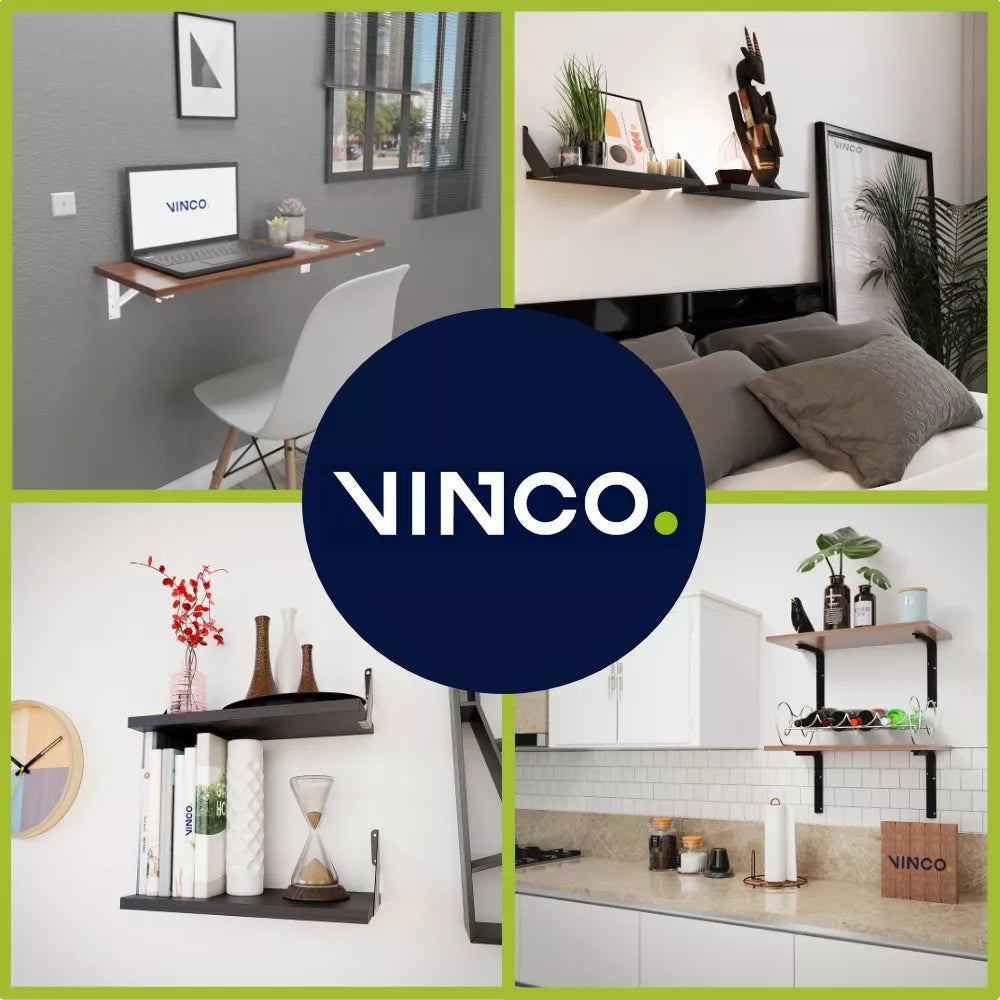 Repisa Flotante 30x80 cm Encino Polar Minimalista Soporte Oculto Reforzado