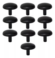 Jaladera De Botón Negro Mate Munich Handy Home