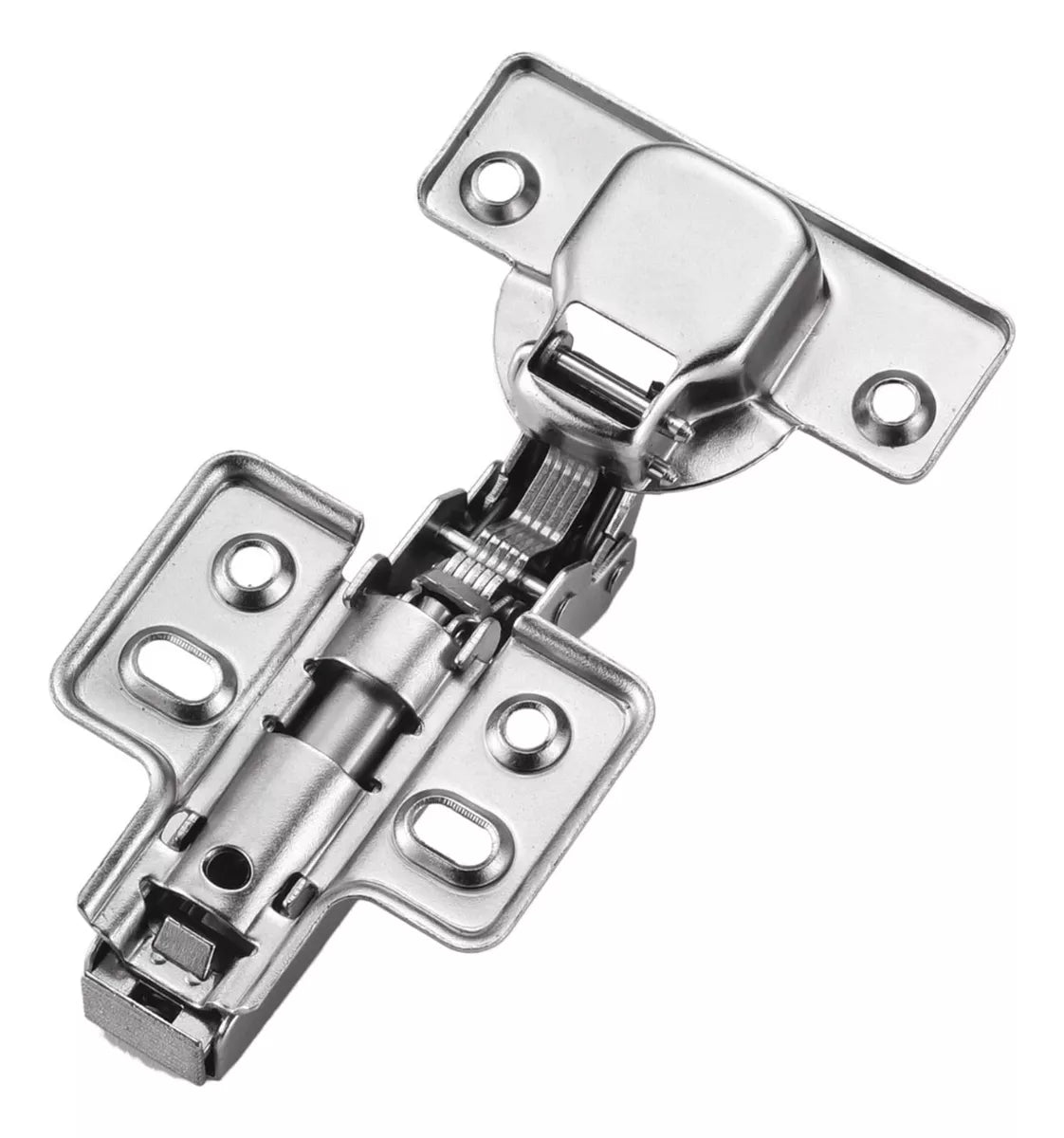 Bisagra Bidimensional Ducasse Cierre Suave Media 4 Perforaciones