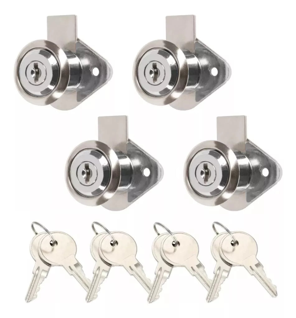 Cerradura Cocol Cromo Para Cajón Mueble Con Llaves