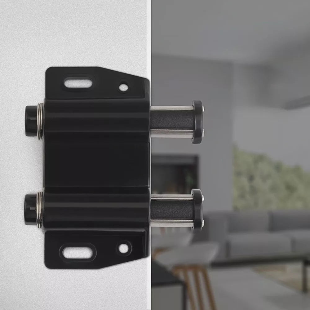 Resbalón De Imán Automático Doble Magnético Push Open Con Tornillos