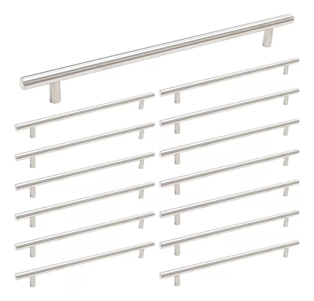 Jaladera Manija De Barra Hueca 49.6 cm Acero Inoxidable Con Tornillo