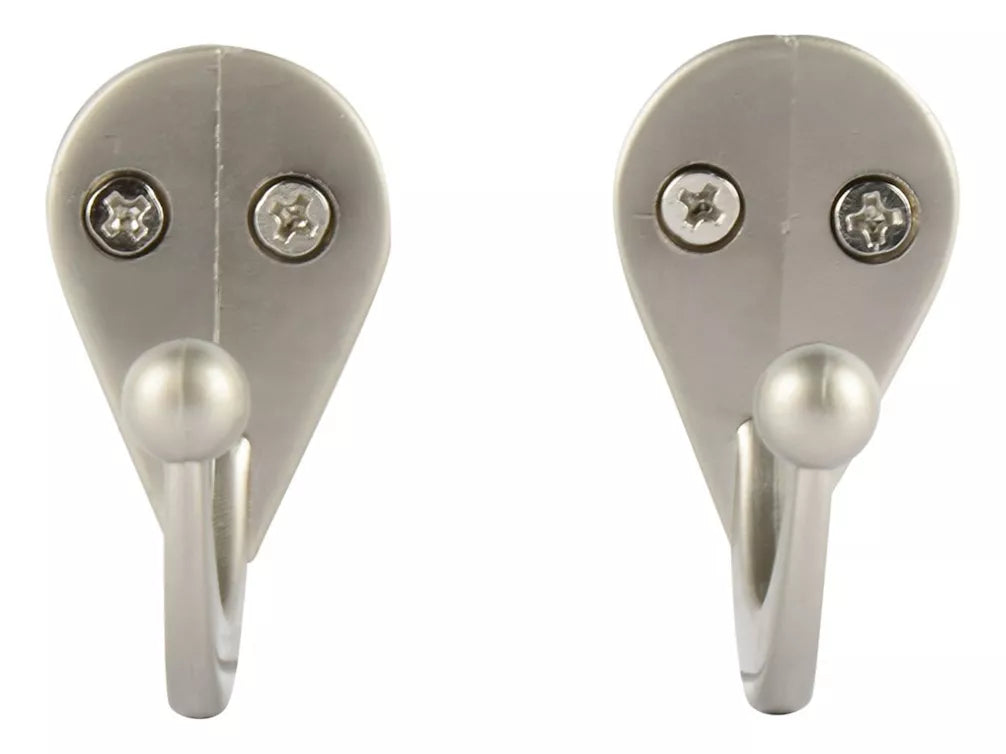 Gancho Perchero Sencillo Para Pared Níquel Satinado Handy Home