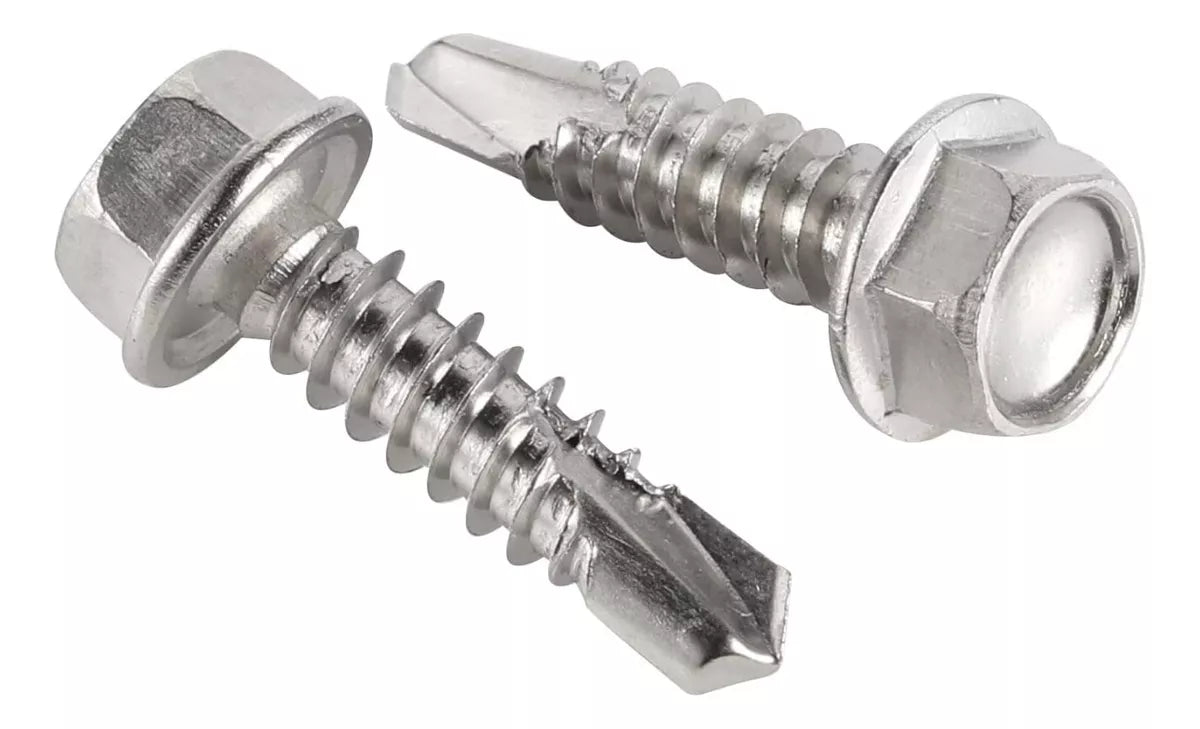 Tornillo Cabeza Hexagonal #14x2 1/2" Punta De Broca