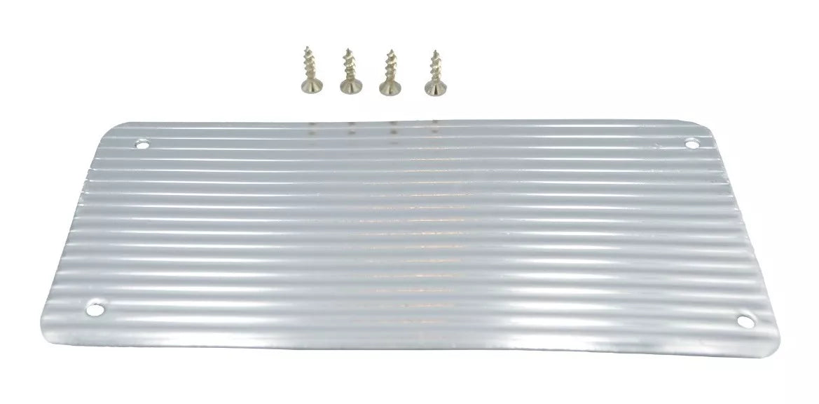 Placa De Empuje Aluminio Natural Para Puerta De Cocina 1 Par