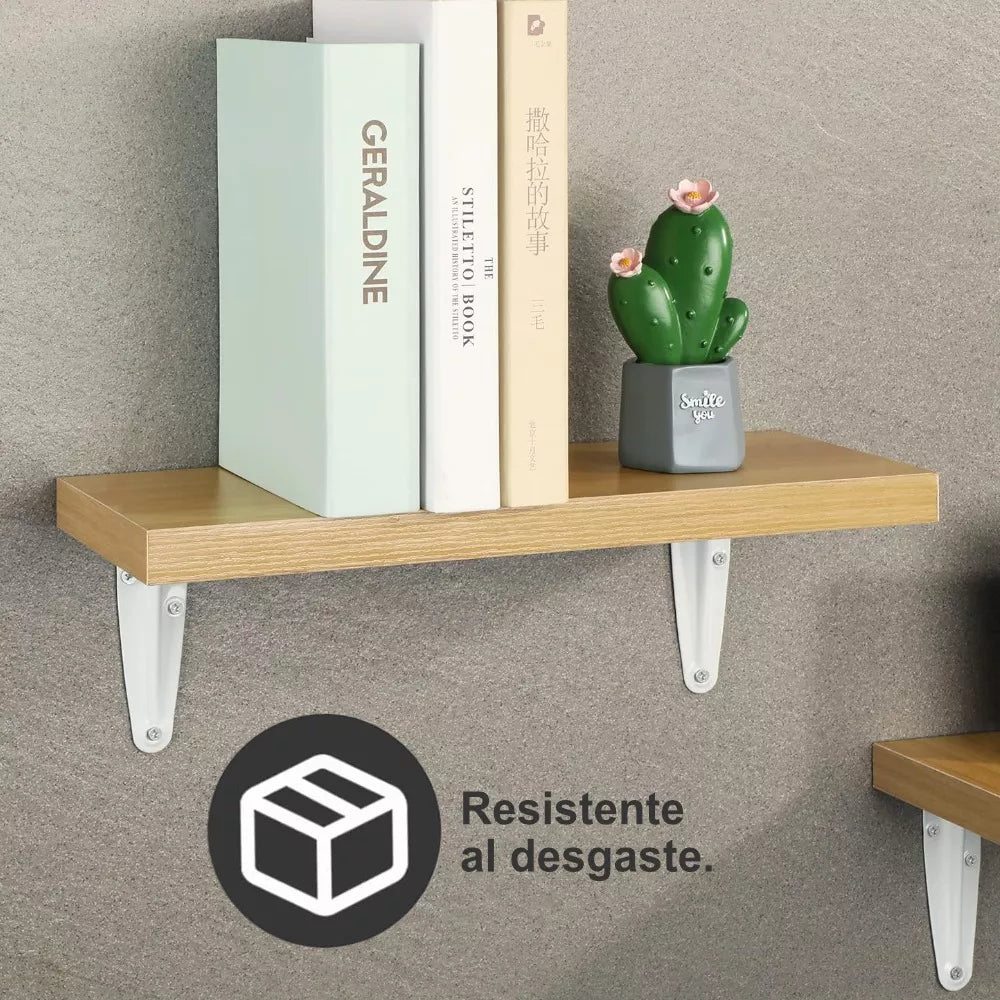 Ménsula Soporte Escuadra Para Repisa Blanco