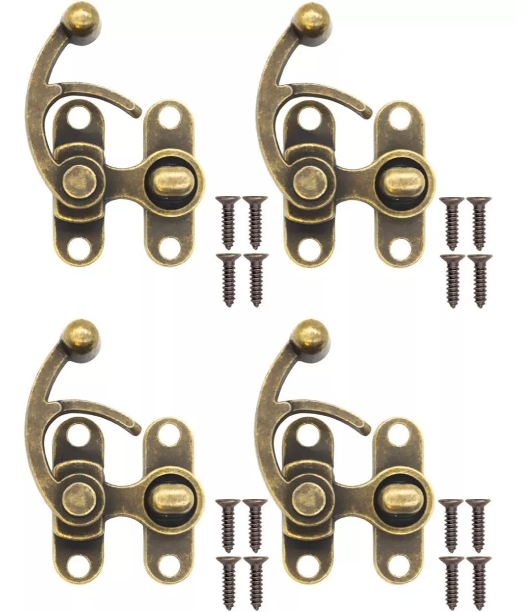 Aldaba Serie 50 Zamak Latón Antiguo Con Tornillos