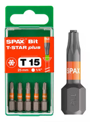 Punta Torx Para Tornillo Spax T-Star Plus T15x25 mm