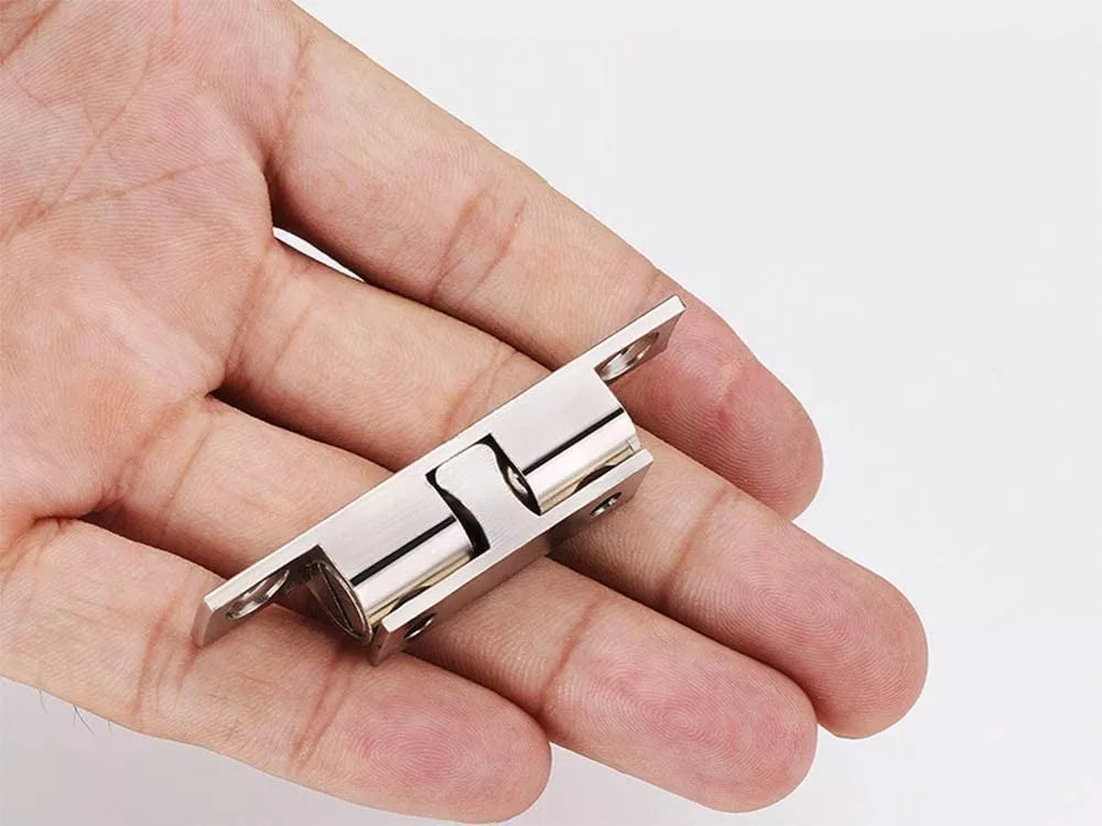 Resbalón Doble Bala Grande 60 mm Níquel Satinado 50 Piezas