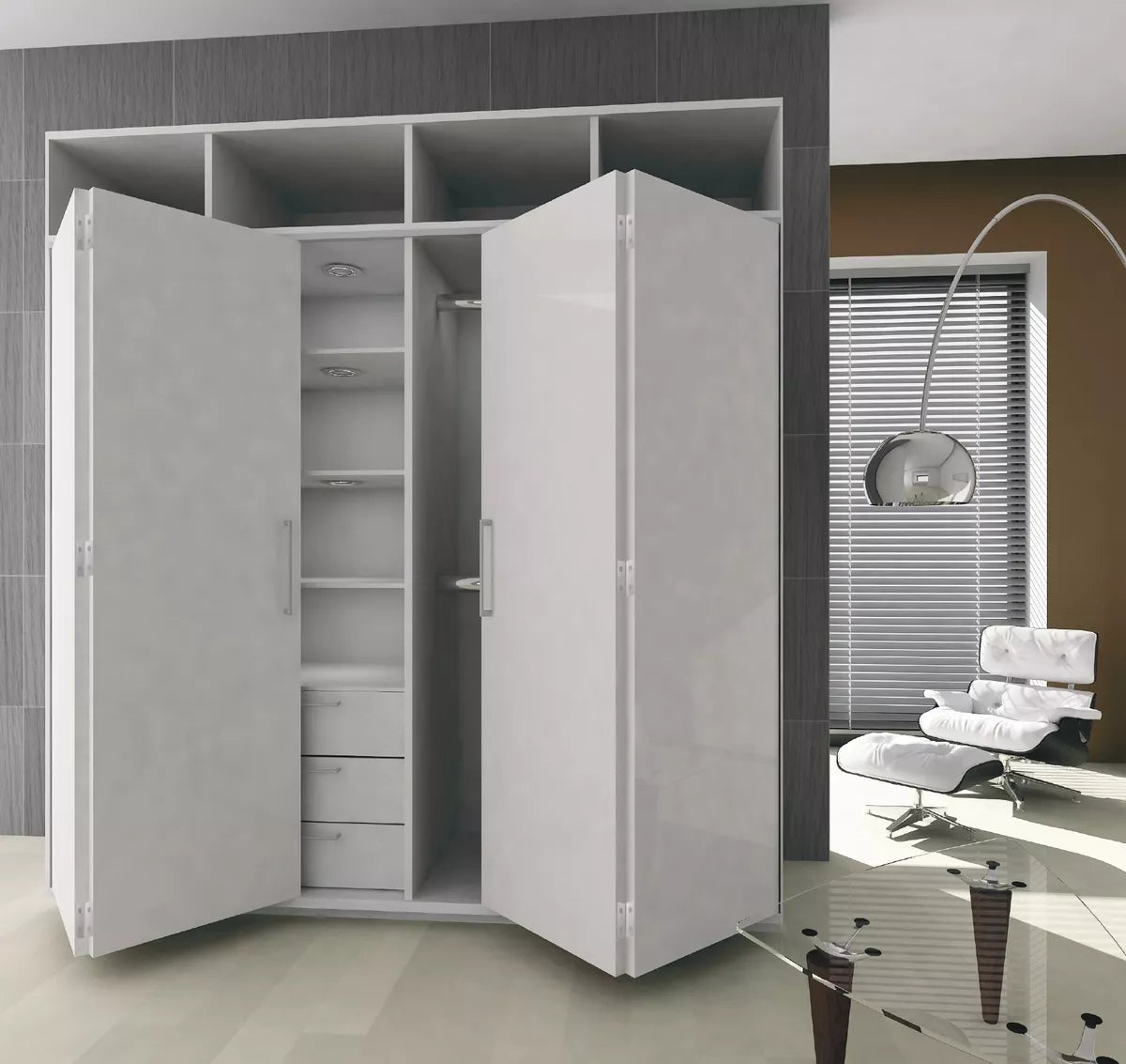 Sistema Plegable Para Closet Plegaduc Pro 2 Hojas Ducasse