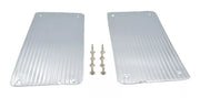 Placa De Empuje Aluminio Natural Para Puerta De Cocina 1 Par