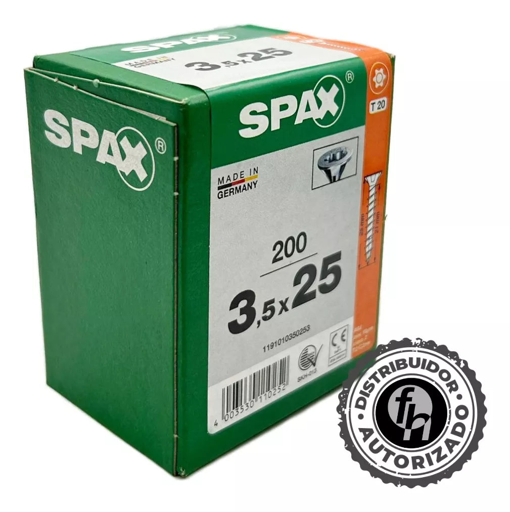 Tornillo Pozi 3.5x25 Mm Caja 1000