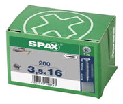 Tornillo Spax Madera Universal 3.5x16 mm Cuerda Corrida