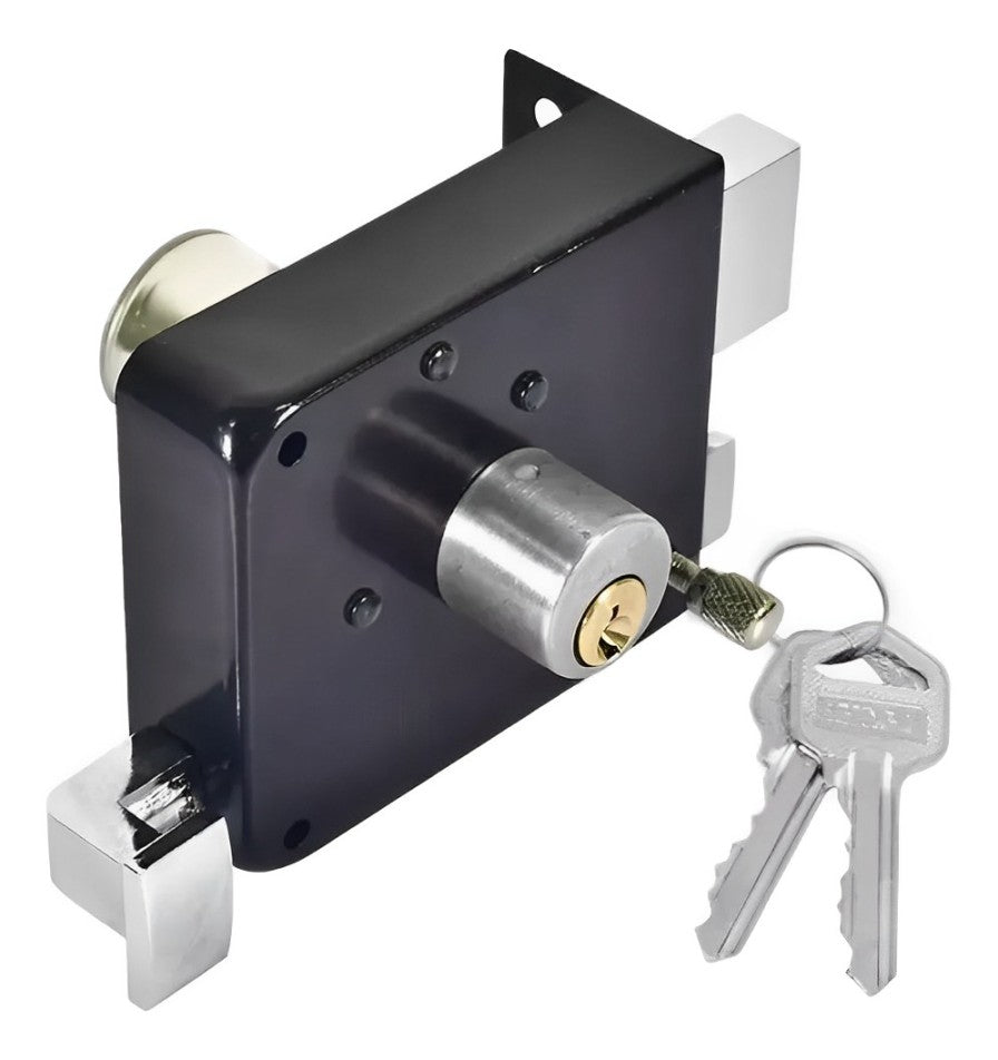 Cerradura Sobreponer De Caja Dexter Pre Armada Negra