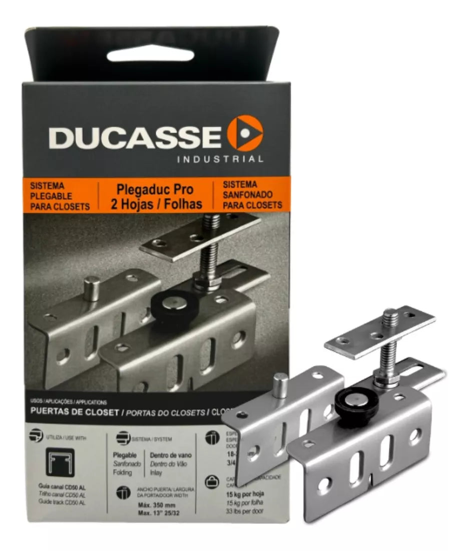 Sistema Plegable Para Closet Plegaduc Pro 2 Hojas Ducasse