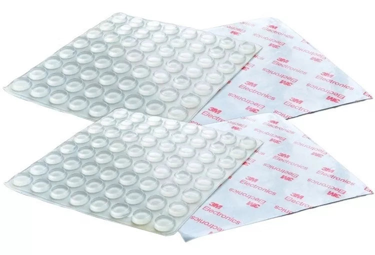 Tope Protector Autoadherible Silicona Antigolpes 100 Piezas