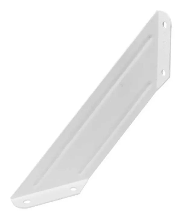 Repisa Estantería Melamina Encino Polar 80x30 cm Soporte Blanco Minimalista Moderna
