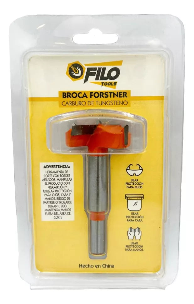 Broca Tipo Forstner Para Madera 40 mm Carburo De Tungsteno