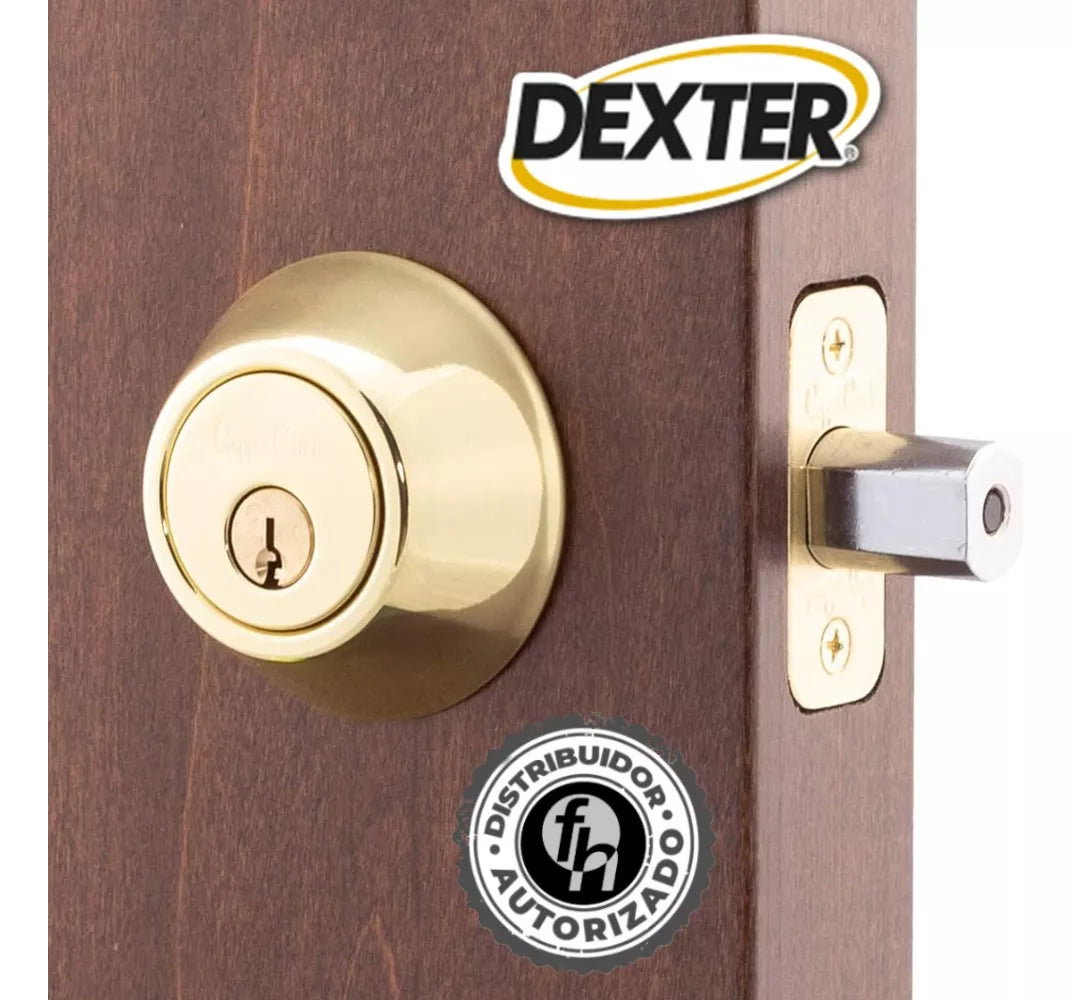 Cerrojo De Seguridad 6731 Llave/Mariposa Latón Brillante Dexter