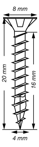 Spax Madera Universal Torx 4x20 mm T20