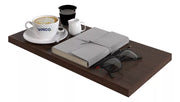 Repisa Flotante 40x20 cm Melamina Chocolate Estante Minimalista Moderno