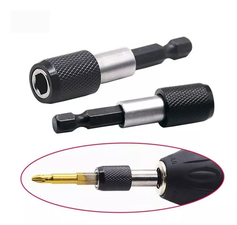 Adaptador Magnético de Broca Cambio Rápido Con Seguro 1/4 Filo Tools