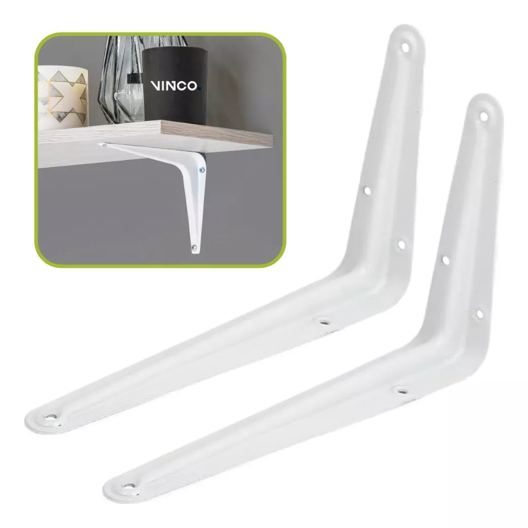 Ménsula Soporte Escuadra Para Repisa Blanco